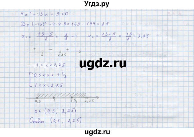 ГДЗ (Решебник к учебнику 2018) по алгебре 9 класс Макарычев Ю.Н. / упражнение / 279(продолжение 2)