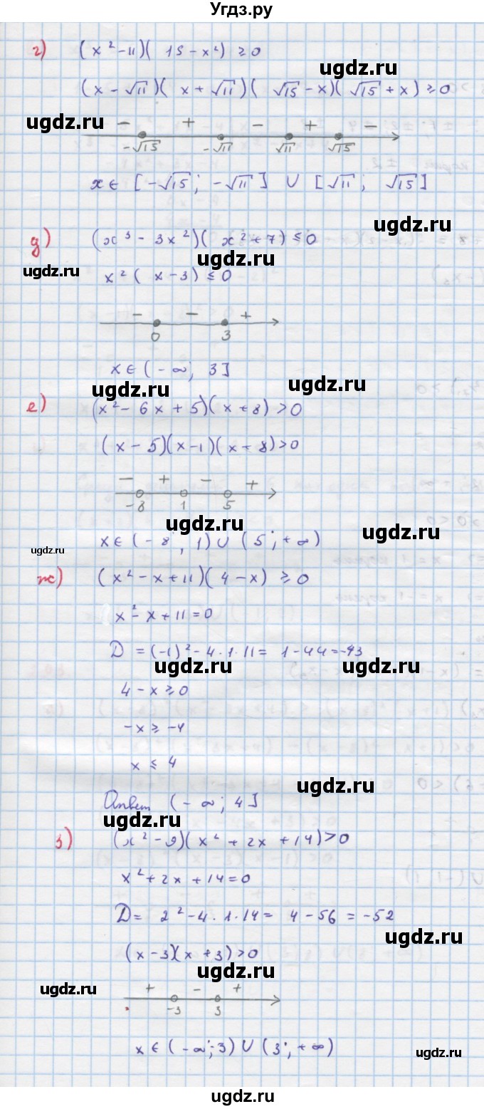 ГДЗ (Решебник к учебнику 2018) по алгебре 9 класс Макарычев Ю.Н. / упражнение / 291(продолжение 2)