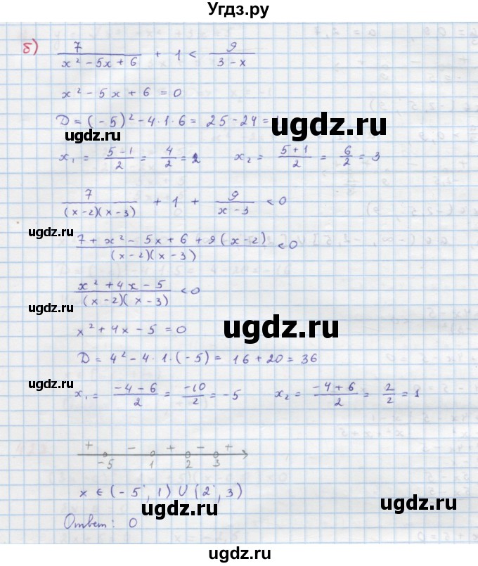 ГДЗ (Решебник к учебнику 2018) по алгебре 9 класс Макарычев Ю.Н. / упражнение / 423(продолжение 2)