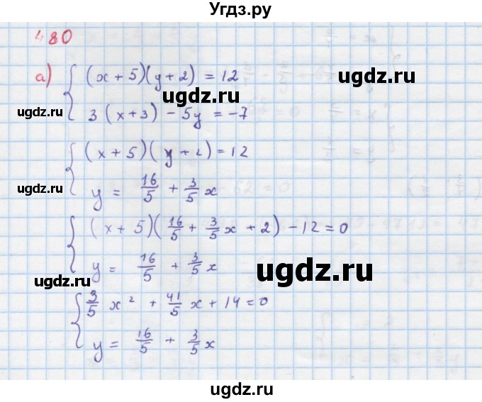 ГДЗ (Решебник к учебнику 2018) по алгебре 9 класс Макарычев Ю.Н. / упражнение / 480