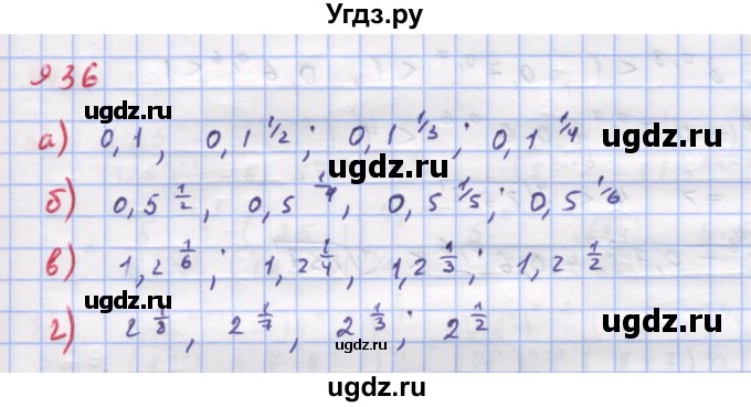 ГДЗ (Решебник к учебнику 2018) по алгебре 9 класс Макарычев Ю.Н. / упражнение / 936