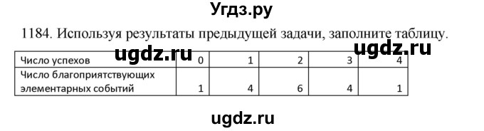 ГДЗ (Решебник к учебнику 2022) по алгебре 9 класс Макарычев Ю.Н. / упражнение / 1184