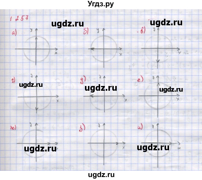 ГДЗ (Решебник к учебнику 2022) по алгебре 9 класс Макарычев Ю.Н. / упражнение / 1257