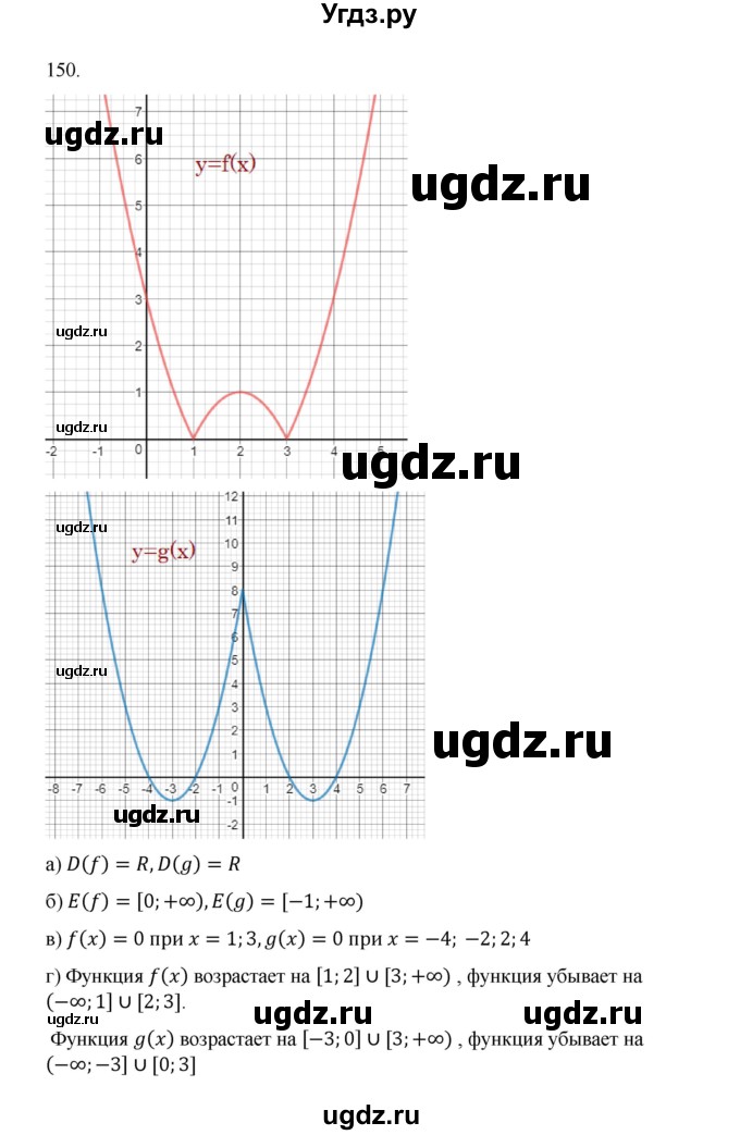 ГДЗ (Решебник к учебнику 2022) по алгебре 9 класс Макарычев Ю.Н. / упражнение / 150
