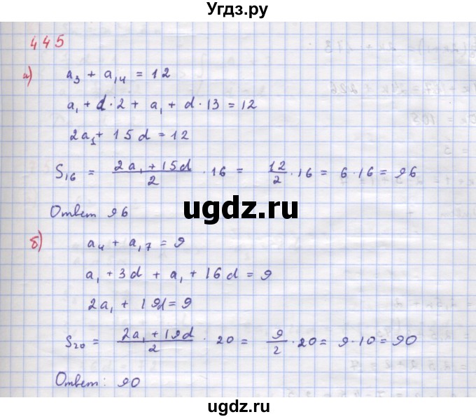 ГДЗ (Решебник к учебнику 2022) по алгебре 9 класс Макарычев Ю.Н. / упражнение / 745