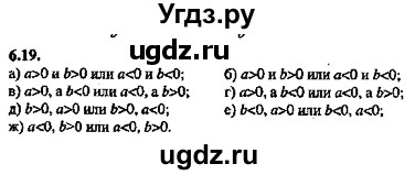 ГДЗ (Решебник №2) по алгебре 8 класс (задачник) Галицкий М.Л. / § 6 / 6.19