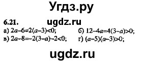 ГДЗ (Решебник №2) по алгебре 8 класс (задачник) Галицкий М.Л. / § 6 / 6.21