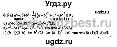 ГДЗ (Решебник №2) по алгебре 8 класс (задачник) Галицкий М.Л. / § 6 / 6.6