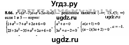 ГДЗ (Решебник №2) по алгебре 8 класс (задачник) Галицкий М.Л. / § 8 / 8.66