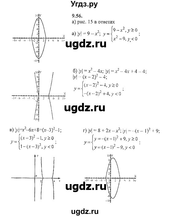 ГДЗ (Решебник №2) по алгебре 8 класс (задачник) Галицкий М.Л. / § 9 / 9.56