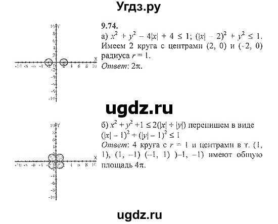 ГДЗ (Решебник №2) по алгебре 8 класс (задачник) Галицкий М.Л. / § 9 / 9.74