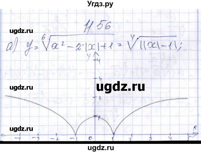 ГДЗ (Решебник №1) по алгебре 8 класс (задачник) Галицкий М.Л. / § 11 / 11.56