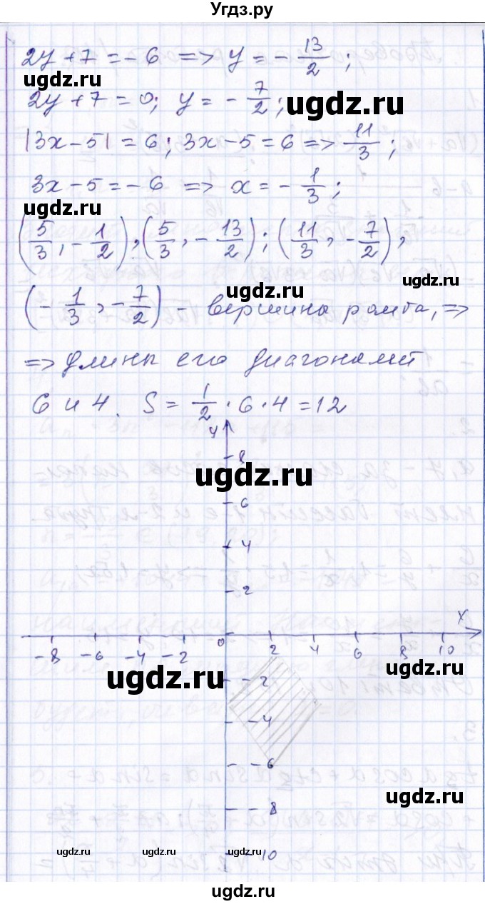 ГДЗ (Решебник №1) по алгебре 8 класс (задачник) Галицкий М.Л. / проверочная работа / 9(продолжение 4)