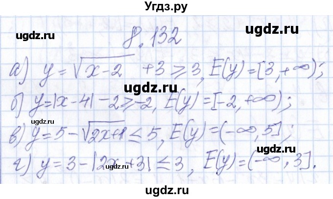 ГДЗ (Решебник №1) по алгебре 8 класс (задачник) Галицкий М.Л. / § 8 / 8.132