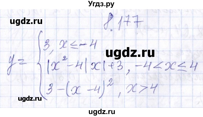 ГДЗ (Решебник №1) по алгебре 8 класс (задачник) Галицкий М.Л. / § 8 / 8.177