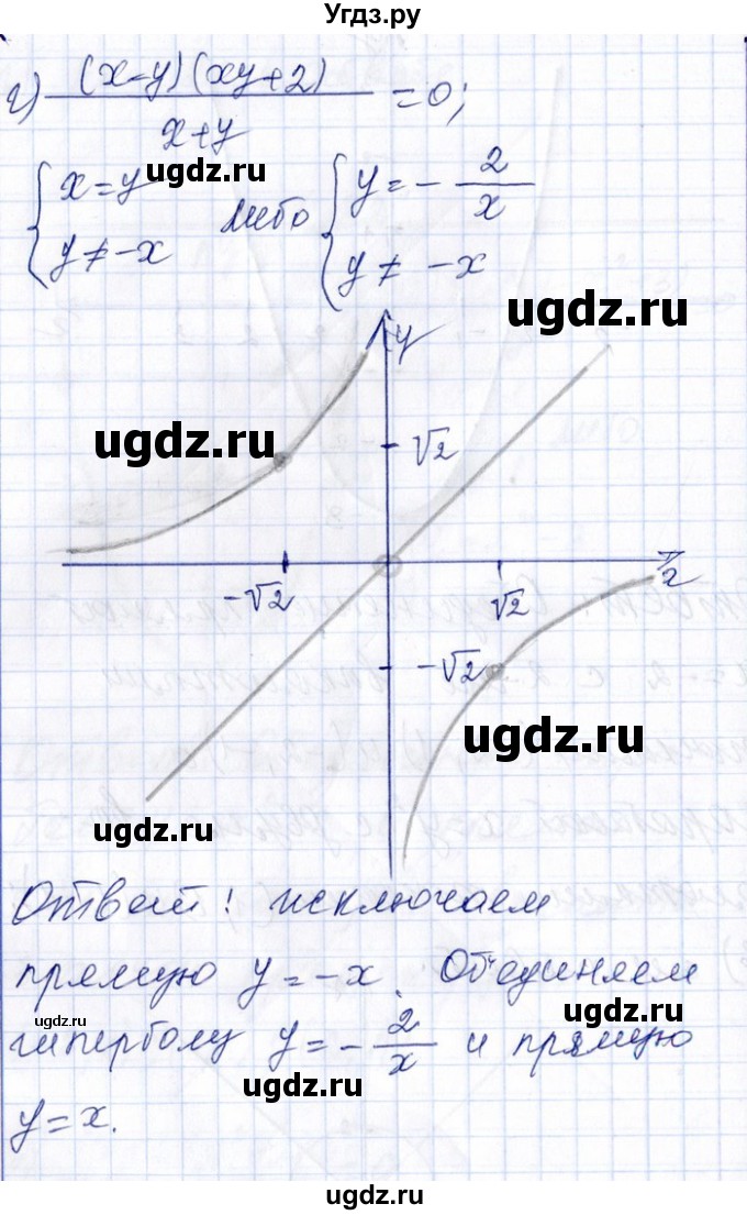 ГДЗ (Решебник №1) по алгебре 8 класс (задачник) Галицкий М.Л. / § 9 / 9.62(продолжение 3)