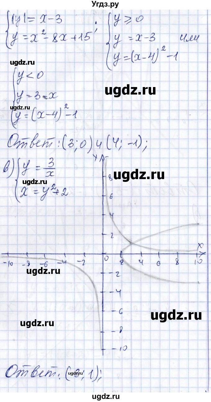 ГДЗ (Решебник №1) по алгебре 8 класс (задачник) Галицкий М.Л. / § 9 / 9.82(продолжение 3)