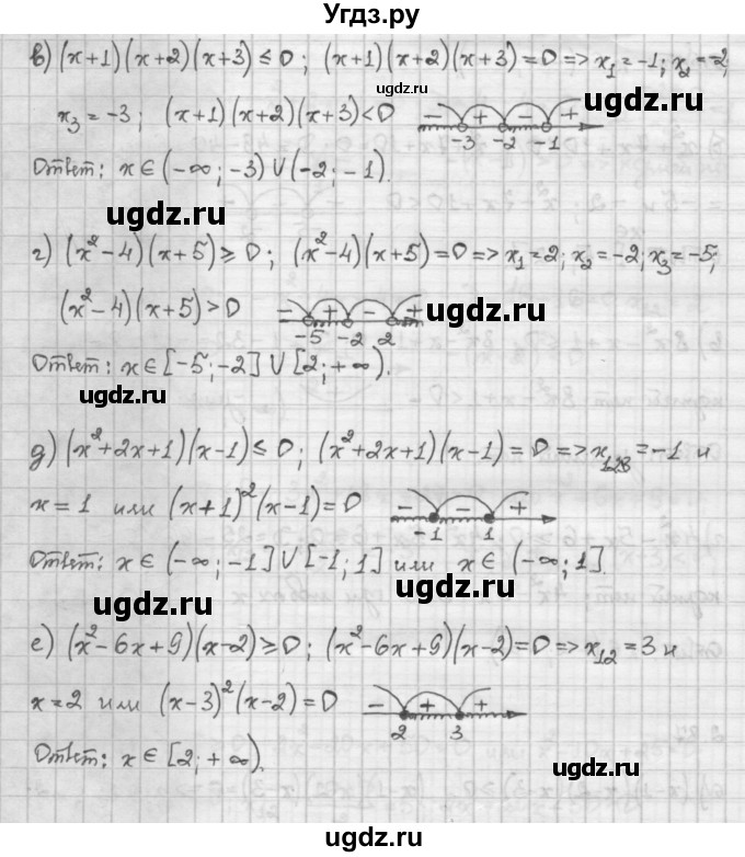 ГДЗ (Решебник) по алгебре 10 класс Никольский С.М. / § 2. рациональные уравнения и не равенства. / 2.87(продолжение 2)