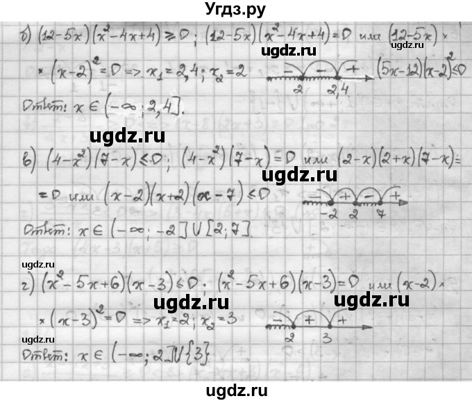 ГДЗ (Решебник) по алгебре 10 класс Никольский С.М. / § 2. рациональные уравнения и не равенства. / 2.88(продолжение 2)
