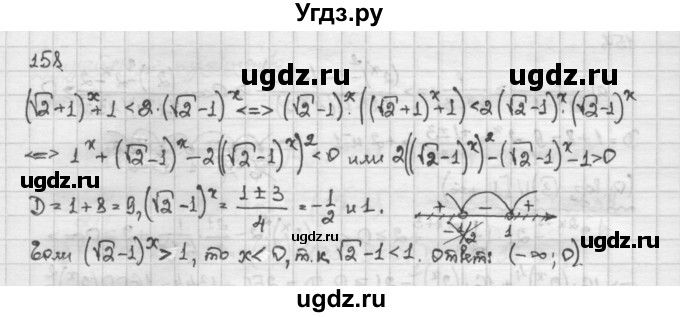 ГДЗ (Решебник) по алгебре 10 класс Никольский С.М. / Задания для повторения / 158