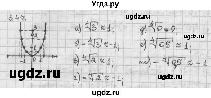 ГДЗ (Решебник) по алгебре 10 класс Никольский С.М. / § 3. корень степени n. / 3.47