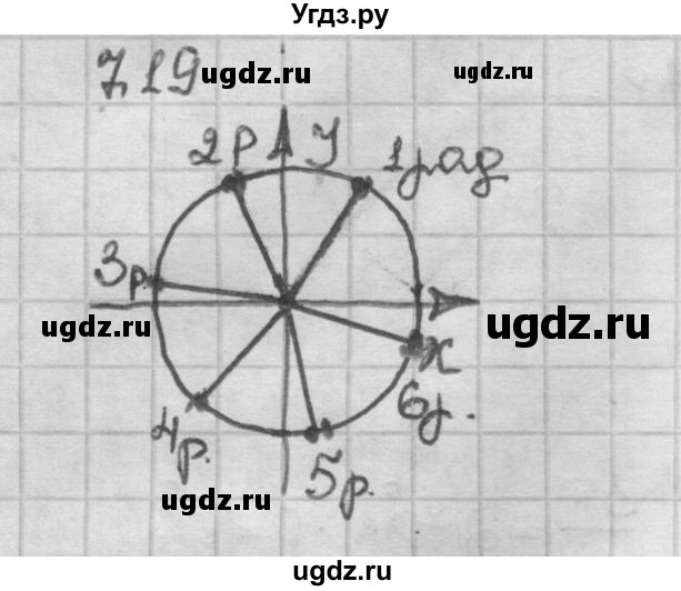 ГДЗ (Решебник) по алгебре 10 класс Никольский С.М. / § 7. синус и косинус угла. / 7.19
