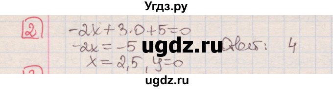 ГДЗ (Решебник) по алгебре 7 класс (дидактические материалы ) Феоктистов И.Е. / тесты / тест 14 / вариант 2 / 2