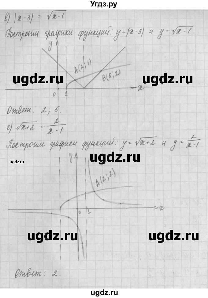 ГДЗ (Решебник) по алгебре 8 класс (задачник) А.Г. Мордкович / § 19 номер / 32(продолжение 2)