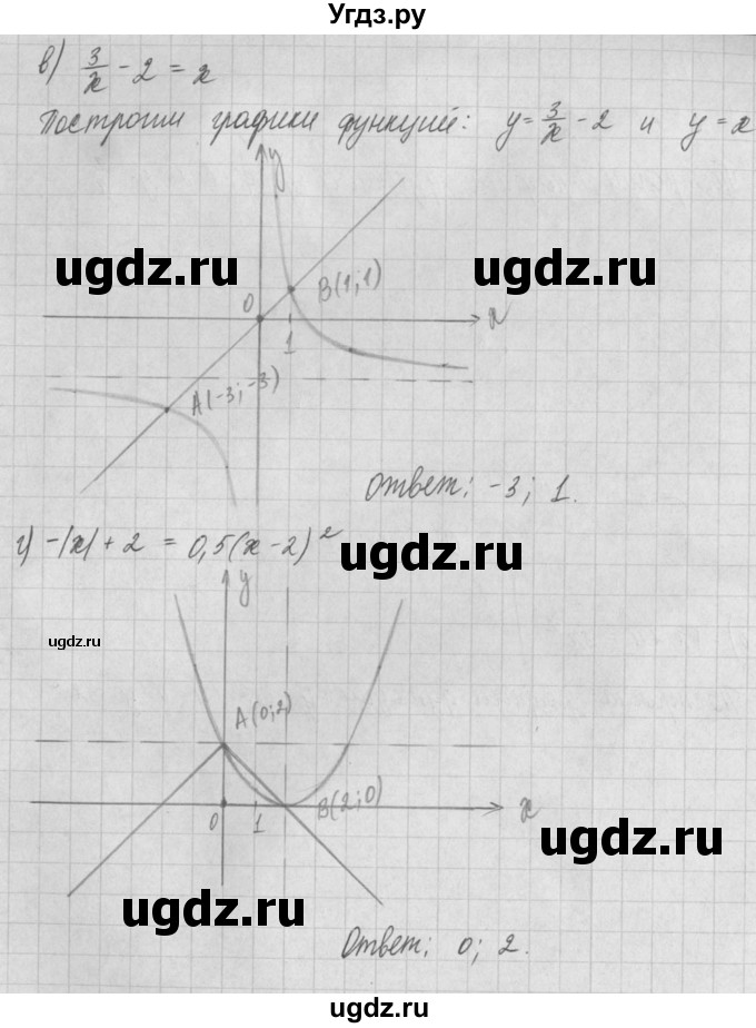 ГДЗ (Решебник) по алгебре 8 класс (задачник) А.Г. Мордкович / § 19 номер / 61(продолжение 2)