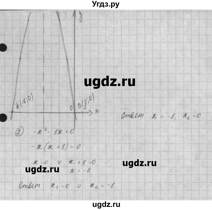 ГДЗ (Решебник) по алгебре 8 класс (задачник) А.Г. Мордкович / § 21 номер / 1(продолжение 3)