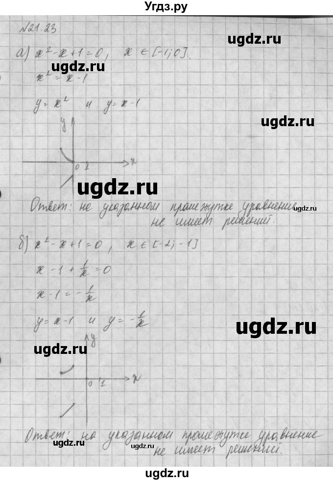 ГДЗ (Решебник) по алгебре 8 класс (задачник) А.Г. Мордкович / § 21 номер / 23