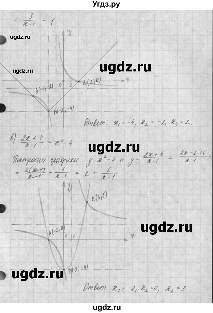 ГДЗ (Решебник) по алгебре 8 класс (задачник) А.Г. Мордкович / § 22 номер / 19(продолжение 2)