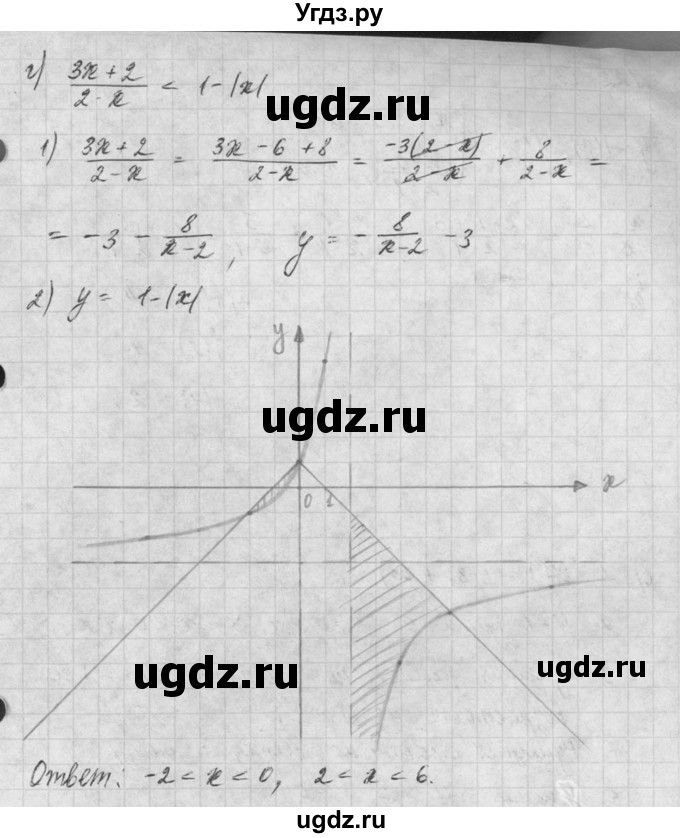 ГДЗ (Решебник) по алгебре 8 класс (задачник) А.Г. Мордкович / § 22 номер / 22(продолжение 3)