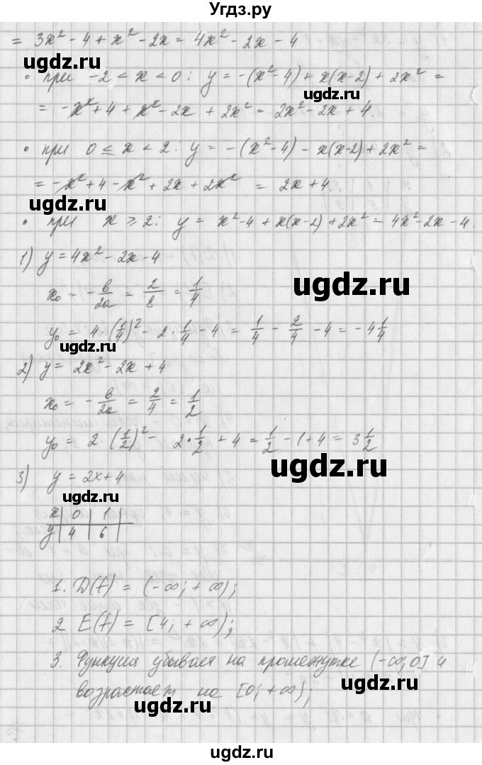 ГДЗ (Решебник) по алгебре 8 класс (задачник) А.Г. Мордкович / § 23 номер / 21(продолжение 4)