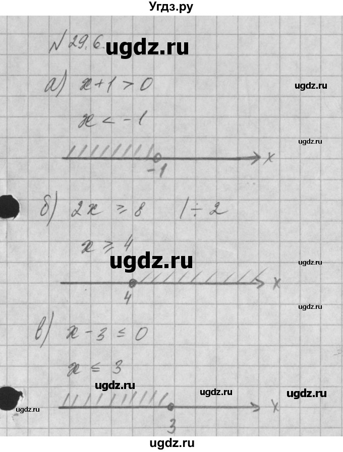 ГДЗ (Решебник) по алгебре 8 класс (задачник) А.Г. Мордкович / § 29 номер / 6