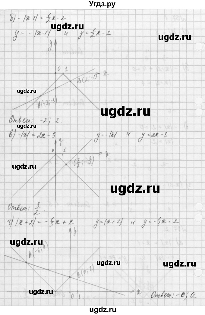 ГДЗ (Решебник) по алгебре 8 класс (задачник) А.Г. Мордкович / § 37 номер / 2(продолжение 2)