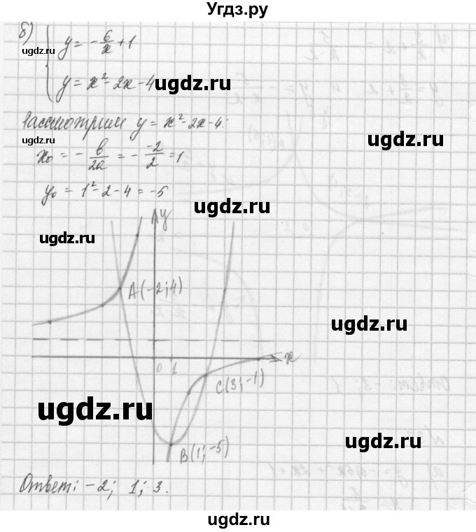 ГДЗ (Решебник) по алгебре 8 класс (задачник) А.Г. Мордкович / итоговое повторение номер / 33(продолжение 2)