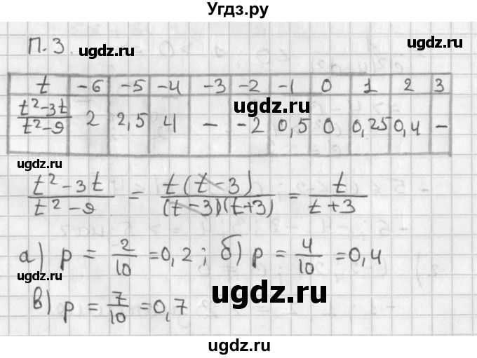 ГДЗ (Решебник) по алгебре 8 класс (задачник) А.Г. Мордкович / комбинаторные задачи номер / 3