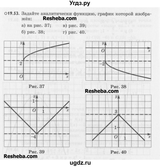 ГДЗ (Учебник) по алгебре 8 класс (задачник) А.Г. Мордкович / § 19 номер / 53