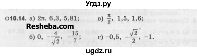 ГДЗ (Учебник) по алгебре 8 класс (задачник) А.Г. Мордкович / § 10 номер / 14