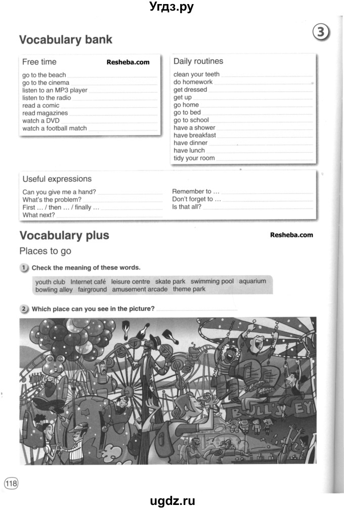 ГДЗ (Учебник) по английскому языку 6 класс (рабочая тетрадь) Ю.А. Комарова / страница номер / 118