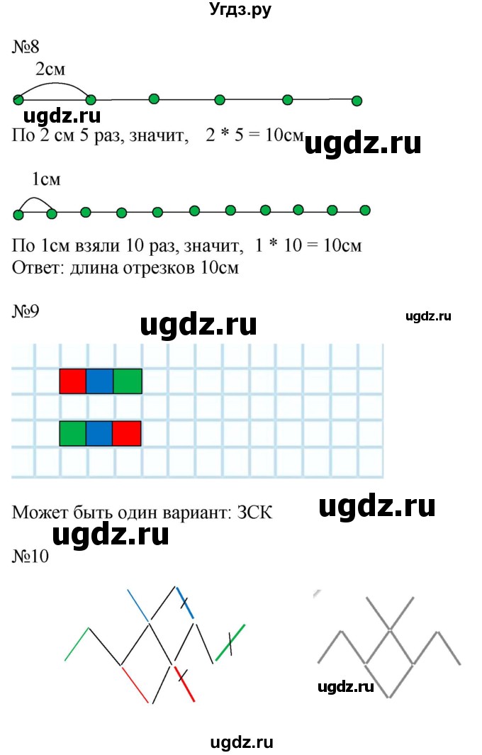 ГДЗ (Решебник к учебнику 2016) по математике 2 класс Дорофеев Г. В. / часть 1. страница / 53(продолжение 2)