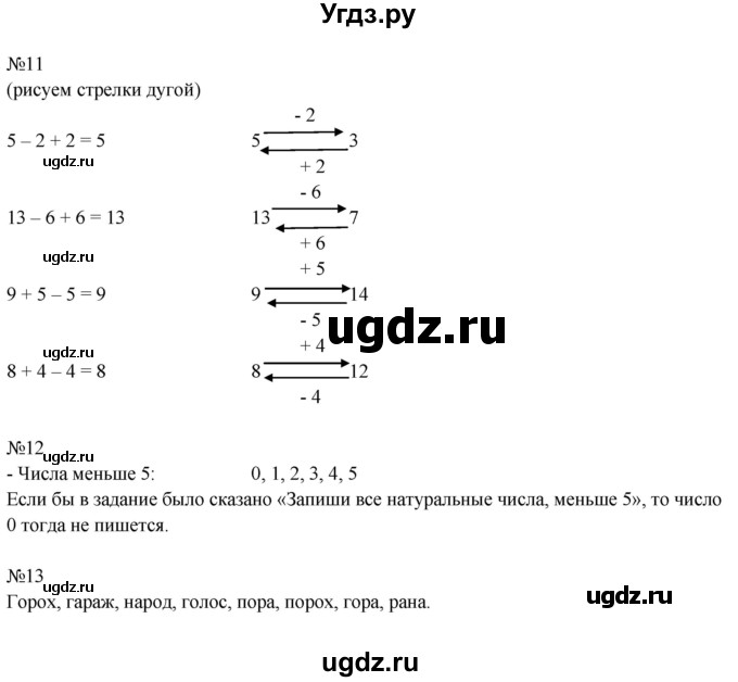 ГДЗ (Решебник) по математике 1 класс (рабочая тетрадь) Кочурова Е.Э. / уроки номер / Урок 72(продолжение 3)