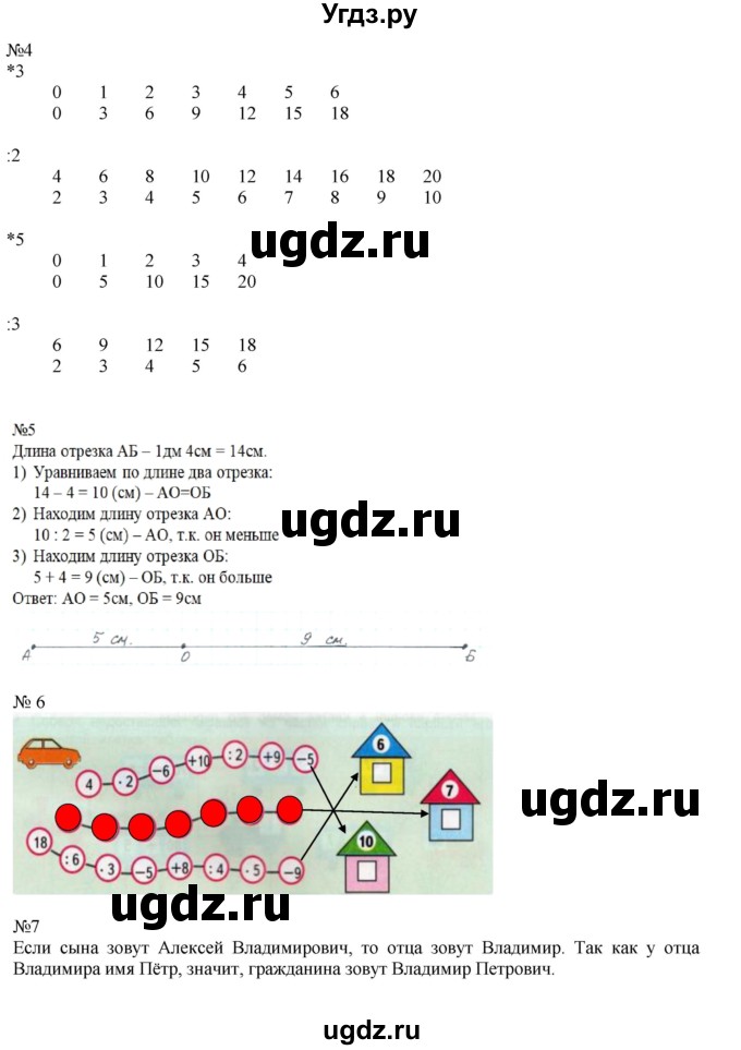 ГДЗ (Решебник к тетради 2020) по математике 2 класс (рабочая тетрадь) Дорофеев Г. В. / часть 2 (страница) / 10-11(продолжение 3)