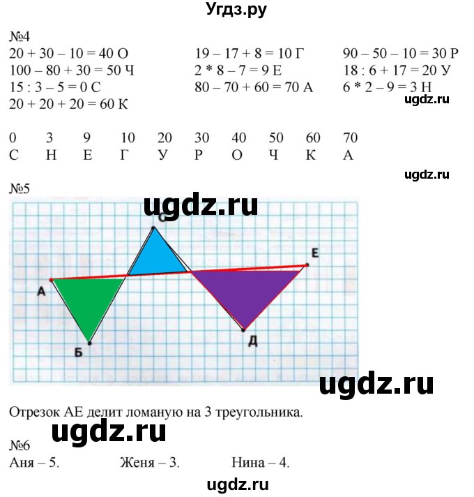 ГДЗ (Решебник к тетради 2020) по математике 2 класс (рабочая тетрадь) Дорофеев Г. В. / часть 2 (страница) / 8-9(продолжение 2)
