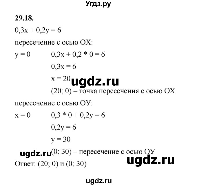ГДЗ (Решебник к учебнику 2022) по алгебре 7 класс Мерзляк А.Г. / § 29 / 29.18