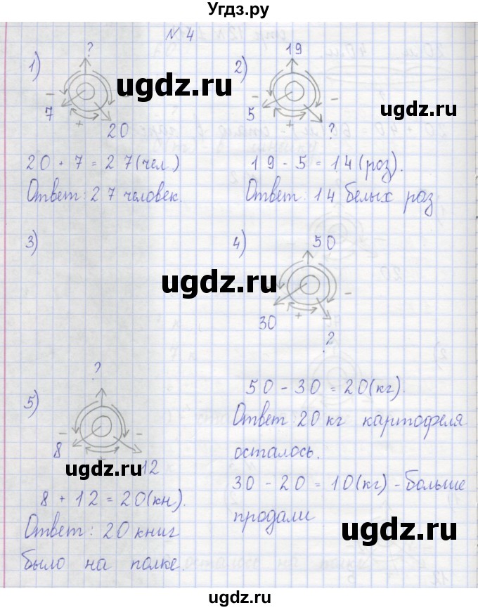 ГДЗ (Решебник) по математике 2 класс (рабочая тетрадь) Захарова О.А. / часть 1. страница / 13(продолжение 2)