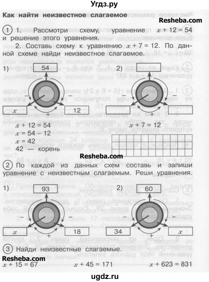 ГДЗ (Учебник) по математике 2 класс (рабочая тетрадь) Захарова О.А. / часть 2. страница / 36