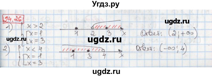 ГДЗ (Решебник) по алгебре 8 класс Мерзляк А.Г. / § 24 / 24.26
