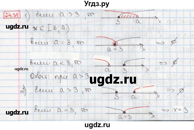 ГДЗ (Решебник) по алгебре 8 класс Мерзляк А.Г. / § 24 / 24.31